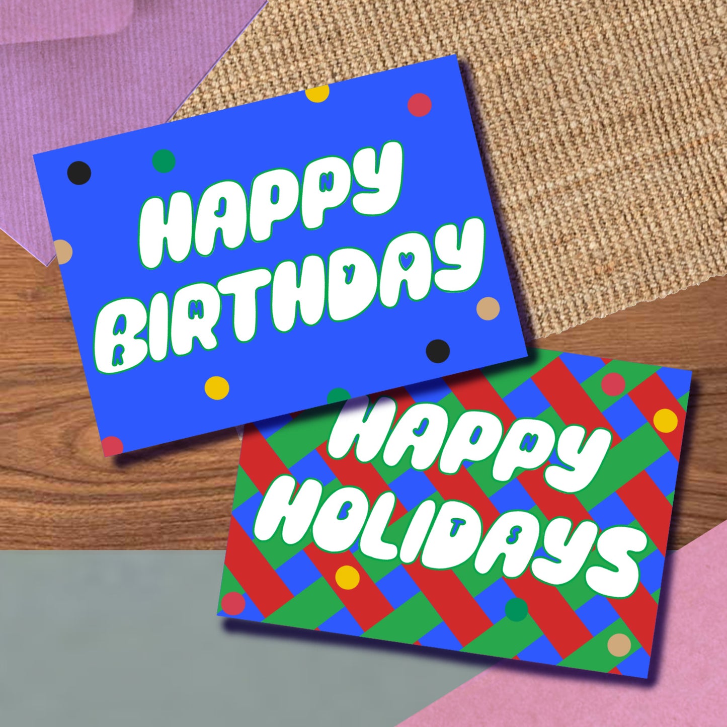 Jin "Happy" Birthday/Holidays Card