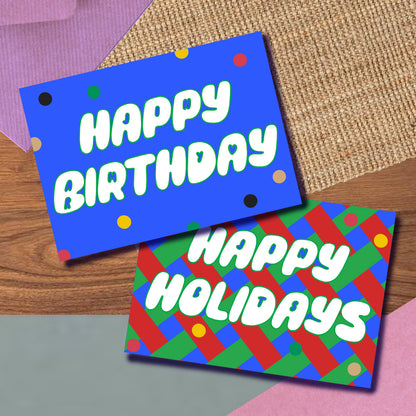 Jin "Happy" Birthday/Holidays Card