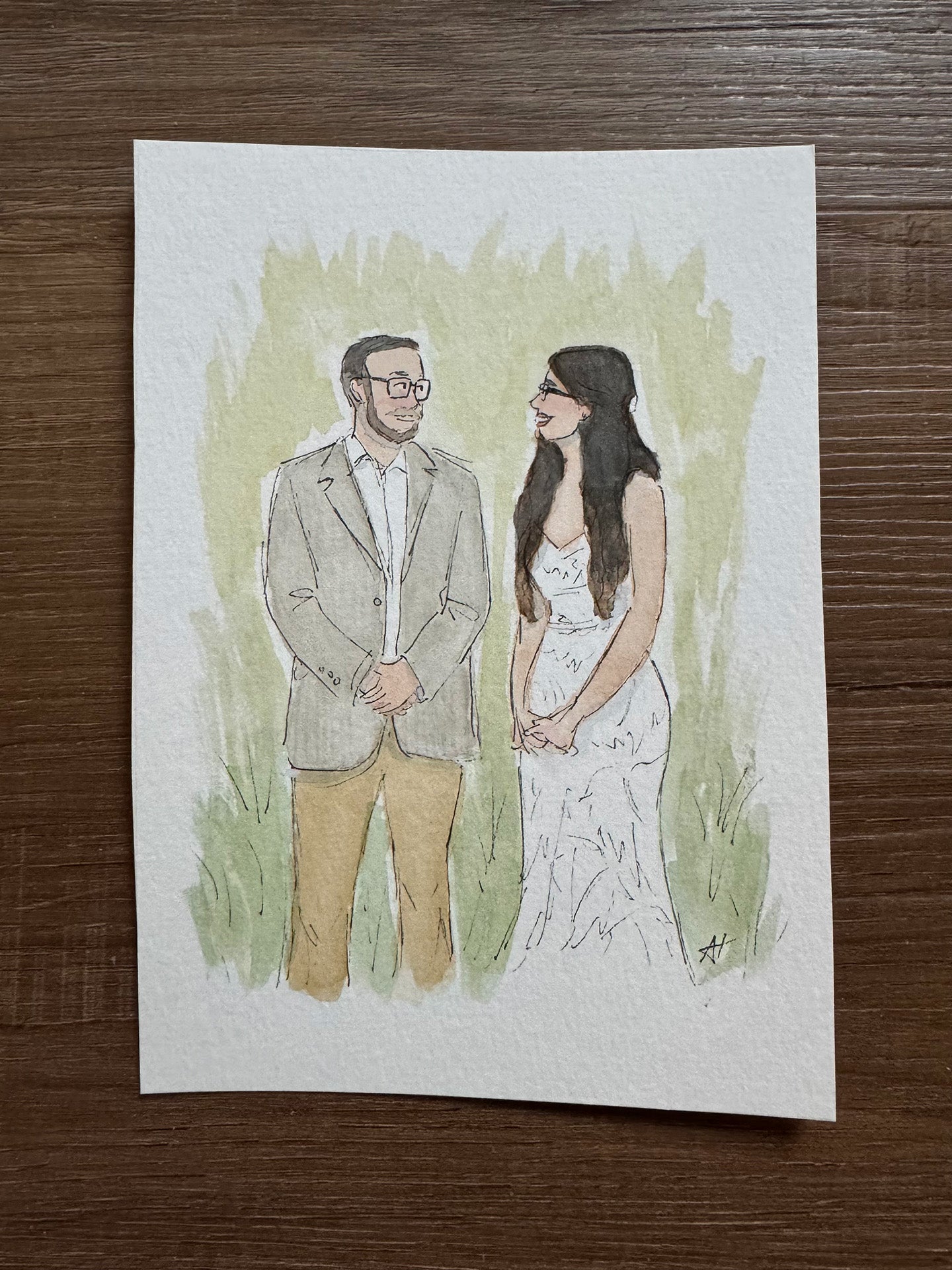 Custom Watercolor Portraits