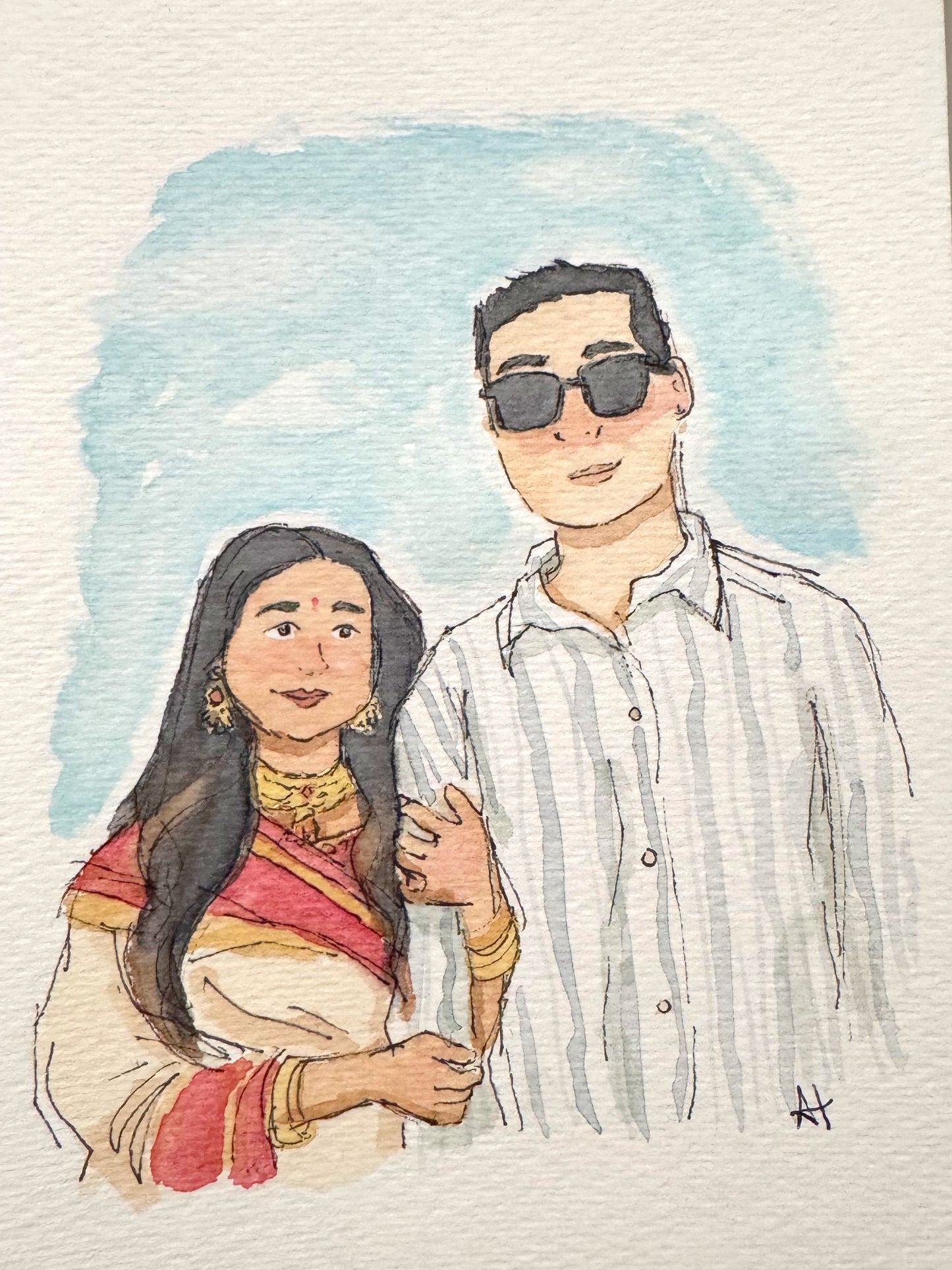 Custom Watercolor Portraits